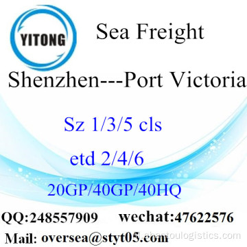 Shenzhen Port Zeevracht Shipping Naar Port Victoria